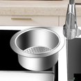 thumbnail image 5 of Kitchen Organizer Basket Sink Basket Durable Stainless Steel Kitchen Strainer Basket Practical Sink Corner Drain, 5 of 5