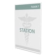 thumbnail image 2 of Deflecto Superior Image Cubicle Sign Holder, 8.5 x 11 Insert, Clear, 2 of 11