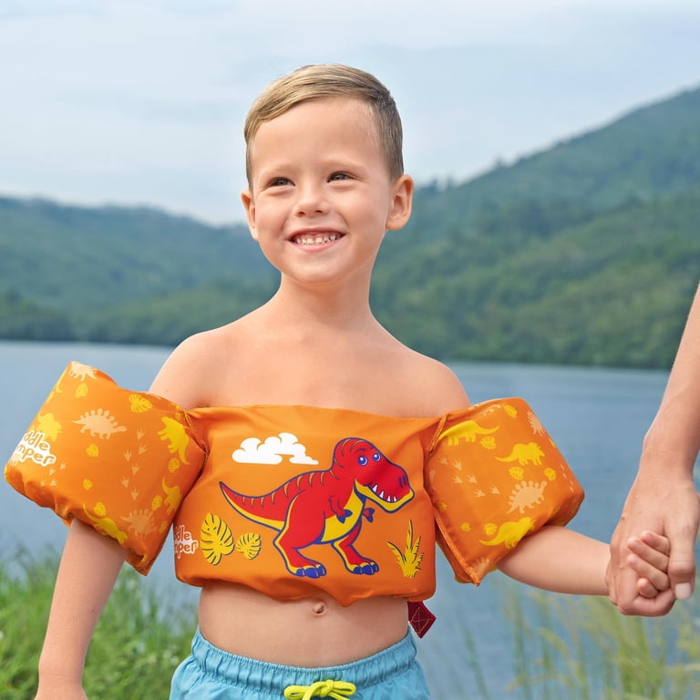 Puddle Jumper: Fabric Life Vest With Armbands - T-Rex - Float