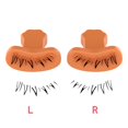 thumbnail image 4 of WIFKLSIIPG Eyelash Stamp Lower Lash Stamp Silicone Lash Pad Reusable Eyelashes Natural Looking False Eyelashes Eye Makeup Applicators for Various Eye Shapes 2pcs, 4 of 8