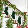 thumbnail image 6 of Christmas Stockings with Initials,Embroidered Monogram Knitted Christmas Stocking,18'' Xmas Stockings Gifts Set for Family Christmas Decoration, 6 of 6