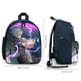 thumbnail image 2 of Jujutsu Anime Kaise Backpack for Men Women Small Bookbag with Front Pocket, 2 of 6