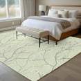 thumbnail image 4 of 5'x7' Area Rugs for Living Room Bedroom, Sage Green Branches Washable Rug Carpet Runner Indoor Outdoor, Vintage Art Farmhouse Non Slip Floor Mats Area Rug for Kitchen, Nursery, 4 of 8