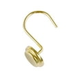 thumbnail image 2 of Utopia Alley  Rust Resistant Metal Shower Curtain Rings for Bathroom, Set of 12 Gold, 2 of 10