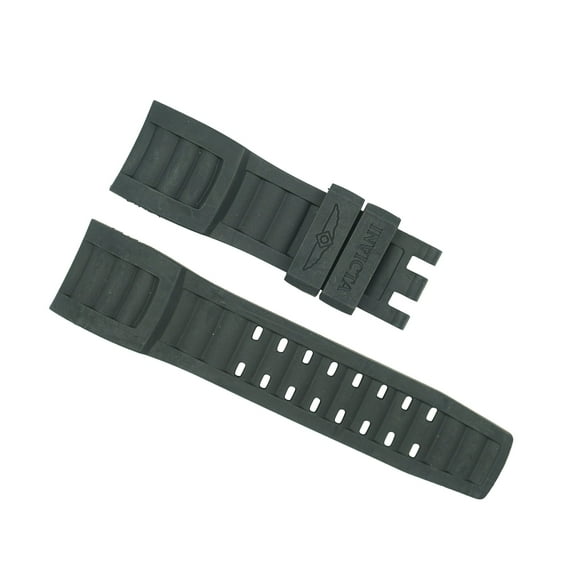 28mm Black Rubber Strap For Invicta Pro Diver