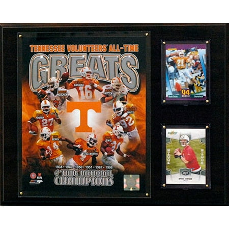 C&I Collectables NCAAF 12x15 Tennessee Volunteers All-Time Greats Photo Plaque
