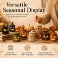 thumbnail image 6 of Cozy Monster Tealight Lantern, Ceramic Halloween Candle Holder | Handmade Ceramic Ghost Candle Holder Casts a Warm Glow for Mantels Shelves Tabletops Parties and Gifts, 6 of 7