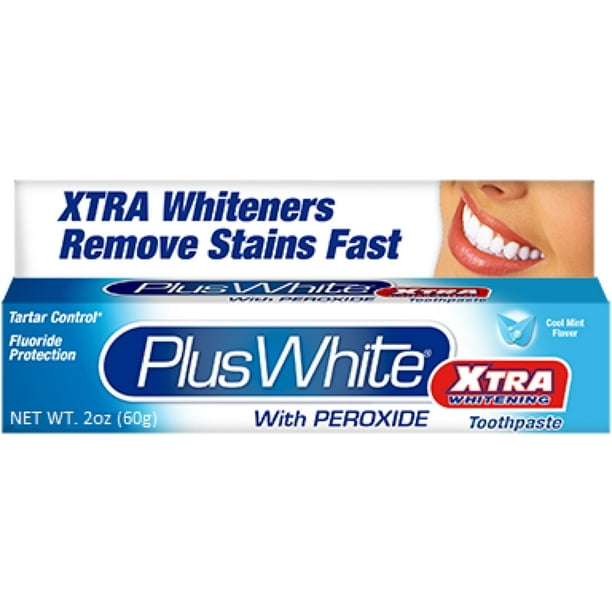 4 Pack - Plus White Whitening Toothpaste Xtra Whitening ...