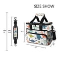 thumbnail image 3 of FORMRS Insulated Cooler Bag 24 Cans Capacity Soft Leakproof Lunch Box with Side Pockets, Dinosaur Pattern, 3 of 7