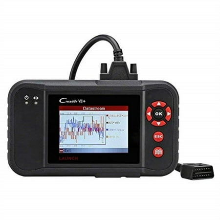 Motherboard Diagnostic Test - LAUNCH X431 Creader VII+ (CRP123) OBD2 Scanner Car Diagnostic Code Reader Testing Engine/Transmission/ABS/Airbag System