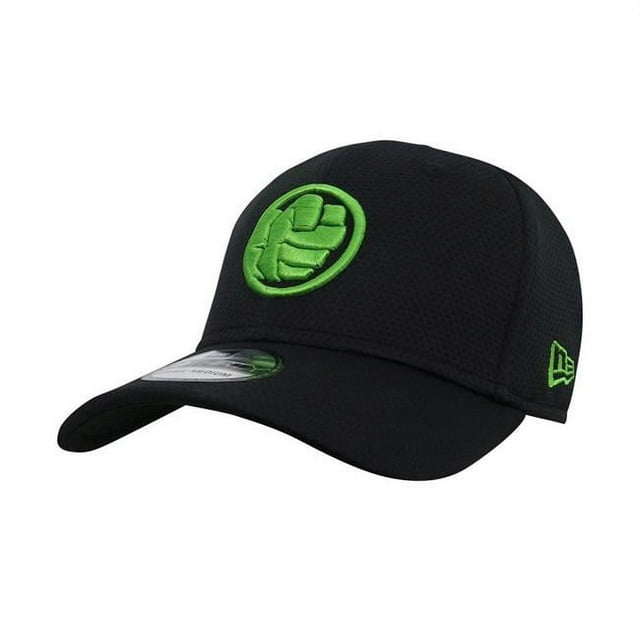 Incredible Hulk hathulkfistsym3930-s-m-Small-Medium Incredible Hulk Hulk Fist Symbol 39 Thirty Fitted Hat - Small & Medium