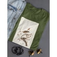thumbnail image 3 of Hermit Thrush T-Shirt Women -John James Audubon Designs, Female 5X-Large, 3 of 4