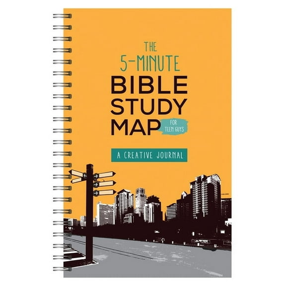Faith Maps The 5-Minute Bible Study Map for Teen Guys: A Creative Journal, (Spiral-Bound)