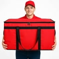thumbnail image 5 of 3-Pack Insulated Food Delivery Bag, XXXL Pizza Cooler Bags, Rideshare Delivery Bag, Warmer/Frozen, Cold/Hot Thermal Styrofoam Carrier for Car/Travel/Shopping/Catering, 5 of 13