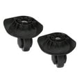 thumbnail image 4 of 1 par de ruedas giratorias para equipaje, repuesto de ruedas giratorias silenciosas para maleta, color negro A52, 4 of 14