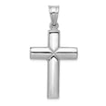 thumbnail image 4 of 14k White Gold Reversible Crucifix Pendant Charm, 4 of 4