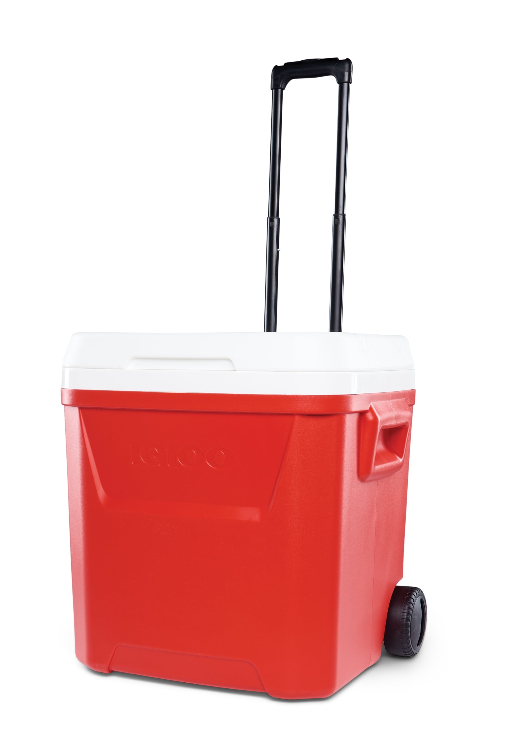 Igloo 60 Quart Ice Cube Rolling Cooler Red 