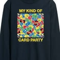 thumbnail image 3 of UNO - My Kind Of Card Party - Men's Long Sleeve T-Shirt, 3 of 5
