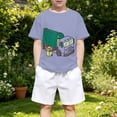 thumbnail image 2 of Jamsmile Toddler Boys Tshirts Summer Short Sleeve Cartoon Print Crewneck Lightweight Daily Wear Tee Shirts Kids Boys T Shirts, 2 of 4