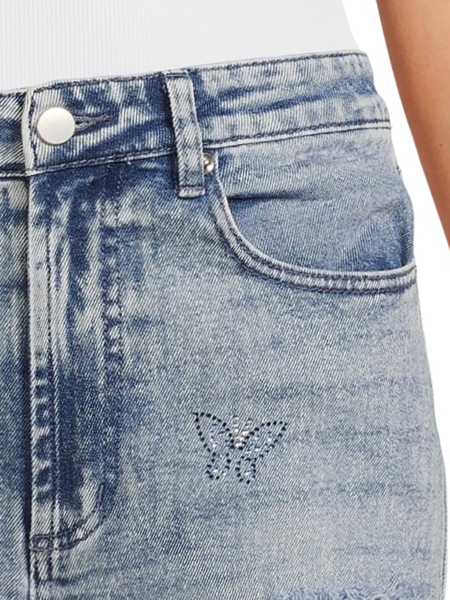 No Boundaries Juniors Rhinestone Fashion Jeans