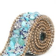 thumbnail image 4 of Sonew Rhinestones Ribbon, Crystal Chain Trim,2.5cm DIY Diamond Mesh Wrap Roll Crystal Rhinestones Chain Trim Ribbon Decoration, 4 of 8