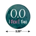thumbnail image 3 of 0.0 Marathon I Don't Run Funny Non Runner Kitchen Refrigerator Locker Button Magnet, 3 of 5