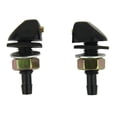 thumbnail image 4 of 4 Pcs Black Plastic Car Front Window Windshield Washer Nozzle for Pair, 4 of 4