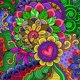 thumbnail image 1 of Full Drill 5D DIY Diamond Painting kits Colorful Mandala 3D Diamond Embroidery Flowers Cross Stitch Mosaic Art Home Decorsquare 50x50cm Gao Jinjia LED, 1 of 2