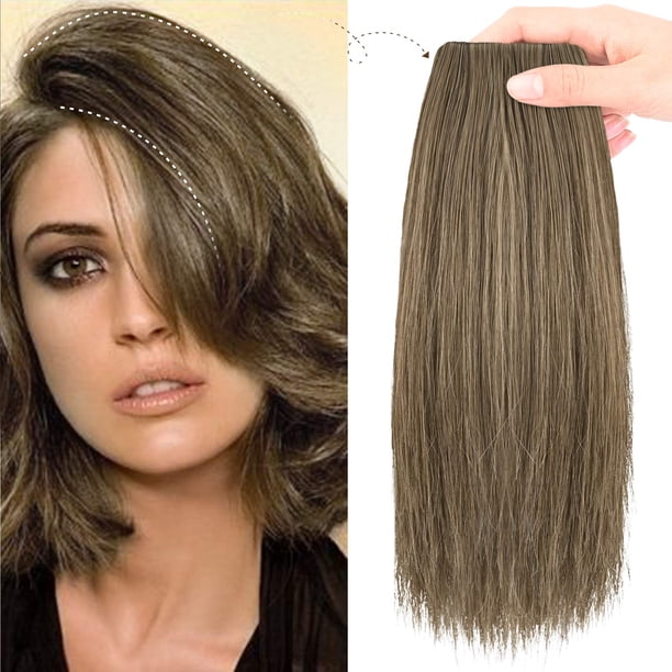 20" Long Thick Hairpieces Adding Extra Hair Volume Clip in Hair