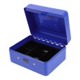 thumbnail image 2 of Metal Cash Box With Combination Lock Metal Small Money Organizer 5.8 Inch Lockable Storage Box For Cash And Valuables Portable Handle Money Box For Ho, 2 of 4