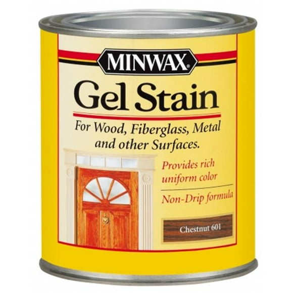 Minwax 1 Quart Chestnut Gel Stain Interior Wood 66010