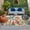 Green, Orange, Beige, variant on Tropical Plants Outdoor Rug for Patio/Deck/Porch, Non-Slip Large Area Rug 5 x 7 Ft, Summer Vintage Botanical Flower Leaf Beige Indoor Outdoor Rugs Washable Area Rugs, Camping Rug Carpet Runner