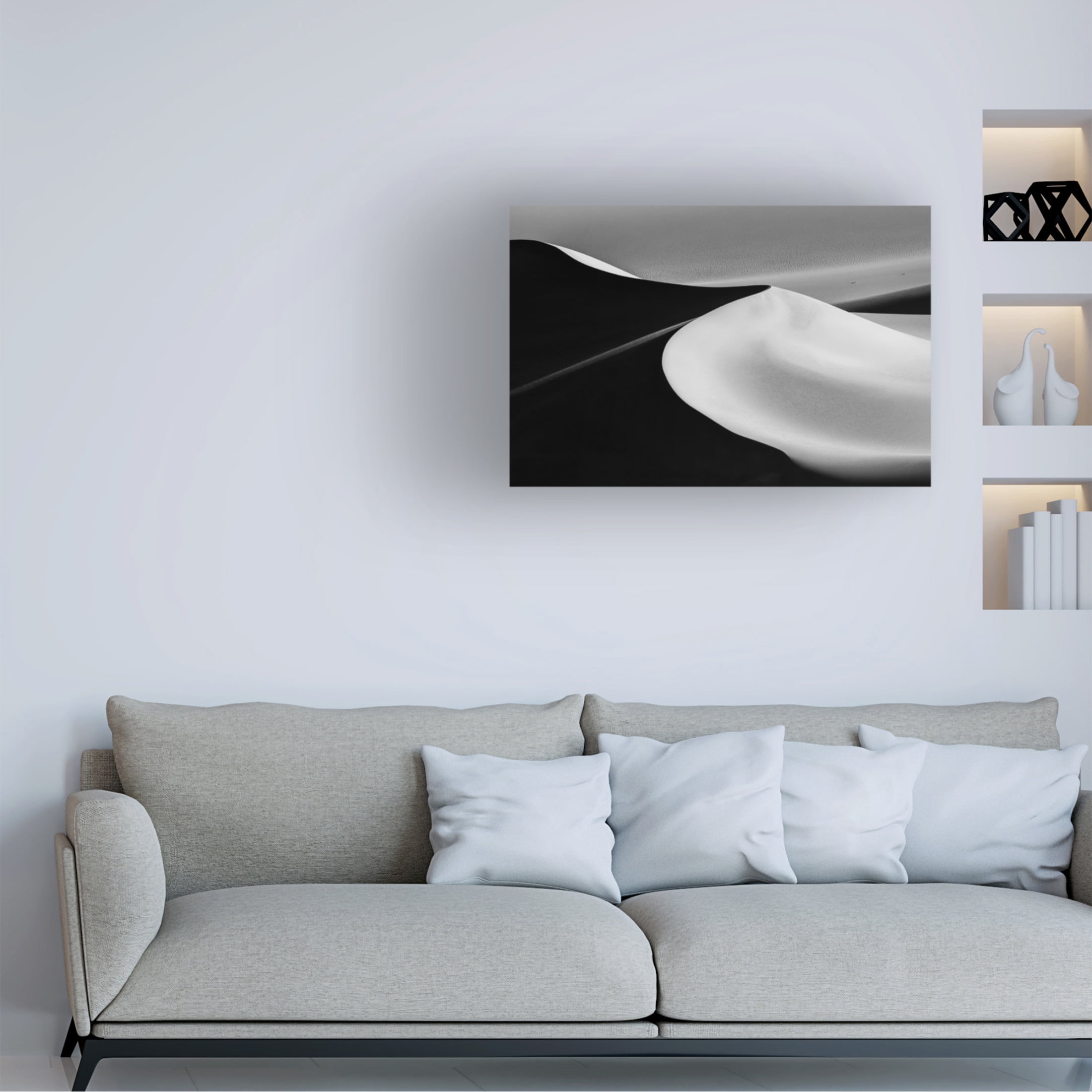 Jenny Qiu 'Sand Dunes' Canvas Art - 32 x 22 Inches