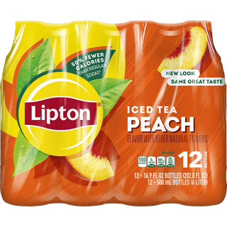 Lipton Peach Iced Tea, 128 oz - Walmart.com