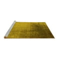 thumbnail image 2 of Ahgly Company Machine Washable Indoor Rectangle Oriental Yellow Industrial Area Rugs, 7' x 10', 2 of 4