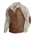 thumbnail image 1 of Men's Standing Collar Sweatshirt Is Outdoor Casual Sweaters Tops M, 1 of 5