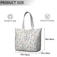 thumbnail image 5 of Flower Women's Large Weekend Travel Bag Moving Canvas Handbag Thick Double Layer Beach Weekend Travel Unisex Hospital Maternity Delivery with Toiletry Waterproof, 5 of 5