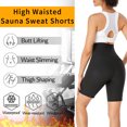 thumbnail image 3 of COMFREE Sauna Sweat Shorts for Women High Waist Compression Leggings Waist Trainer Body Shaper Sauna Suit, 3 of 7