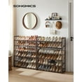 thumbnail image 2 of Organizador de zapatos SONGMICS, 12 niveles, metal, para guardar zapatos, bronce, 2 of 9