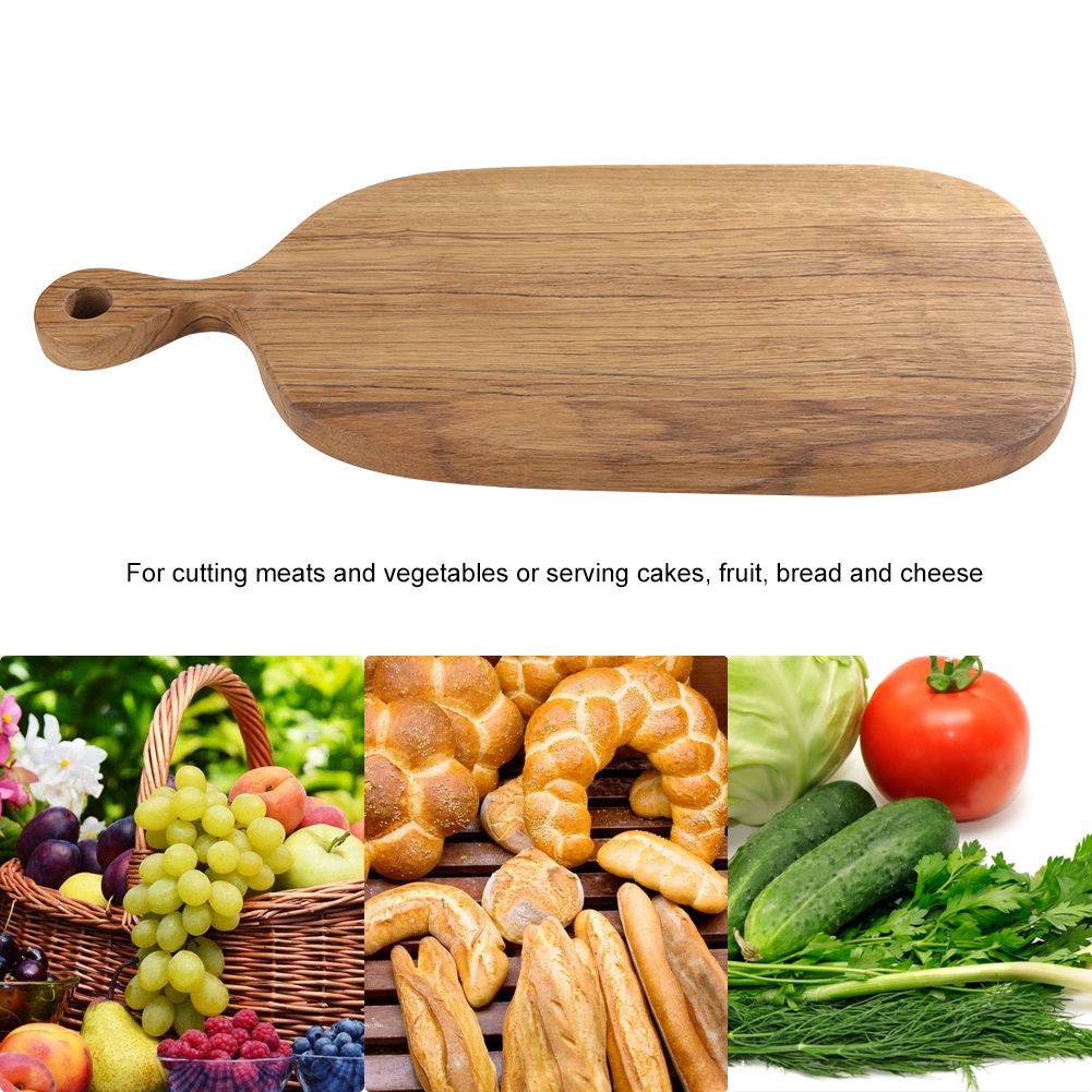 YLSHRF Wooden Pizza Board Baking Tray with Handle Cutting Chopping