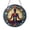 Acrylic 3.5 Inch, variant on Lotus Yoga Pose Stained Glass Style Window Suncatcher Decor, Decorative Hanging Panel Ornament for Artistic Window Art and Floral Theme Home Decoration