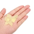 thumbnail image 5 of Uxcell Organza Butterfly Ornament, 20 Pack Fabric Butterflies Bows Butterfly Decoration Appliques, Yellow, 5 of 6