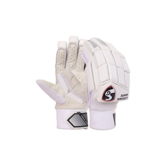 SG LITEVATE WHITE Batting Gloves 2025