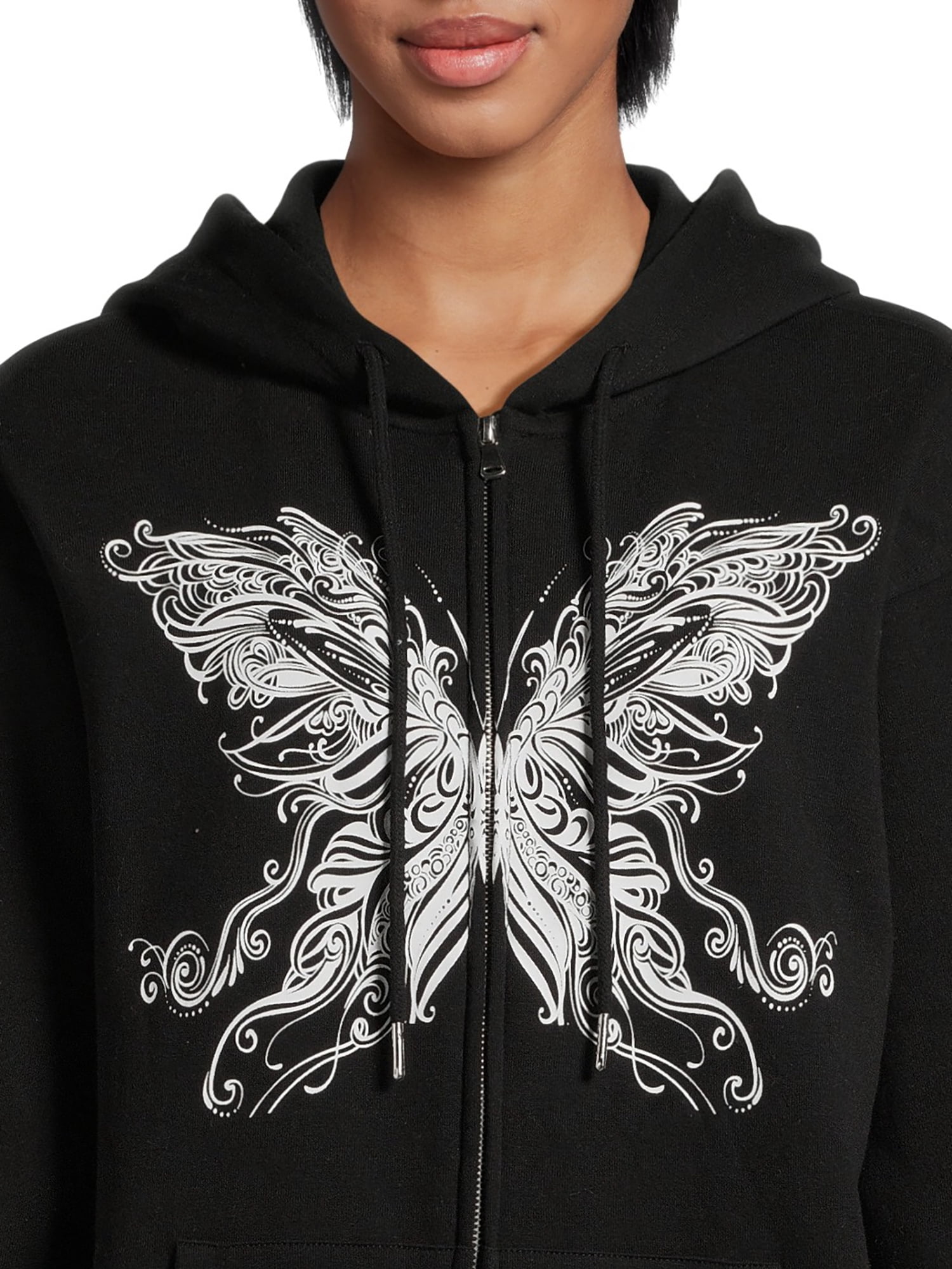 Self Esteem Juniors Graphic Zip Hoodie Sweatshirt, Sizes S-XL