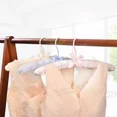 thumbnail image 4 of 5pcs Satin Padded Display Hangers – Sponge-Padded with Silver Hooks for Silk, Clothes & Garment Storage (Light Blue), 4 of 7