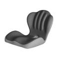 thumbnail image 3 of Cojín asiento espuma viscoelástica, soporte cómodo, funda transpirable extraíble, respaldo ergonómico para viajes, conductores y sillas Gris claro oscuro, 3 of 8