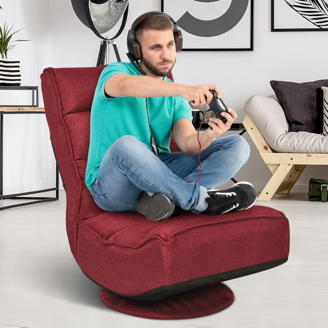 5Position Folding Floor Gaming Chair Video Game Chairs