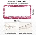 thumbnail image 4 of GZHJMY Red Sharks License Plate Frame 2 Pack 2 Holes Car Aluminum License Plate Holder Automotive Parts Decoration Universal with Screw Caps Cover, 4 of 7