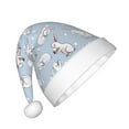 thumbnail image 2 of Bingfone Rabbit Is Eating Carrots for Kids Christmas Hat Santa Hat for Boys Girls Teenager for Christmas New Year Xmas Festive Holiday Party Supplies Gifts, 2 of 6
