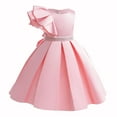 thumbnail image 2 of Tranfacy Robes d'Été pour Filles, Robes pour Petites Filles, Robe de Princesse pour Enfants Style Mode Sans Manches à Col Rond Robe de Fille, 2 of 6